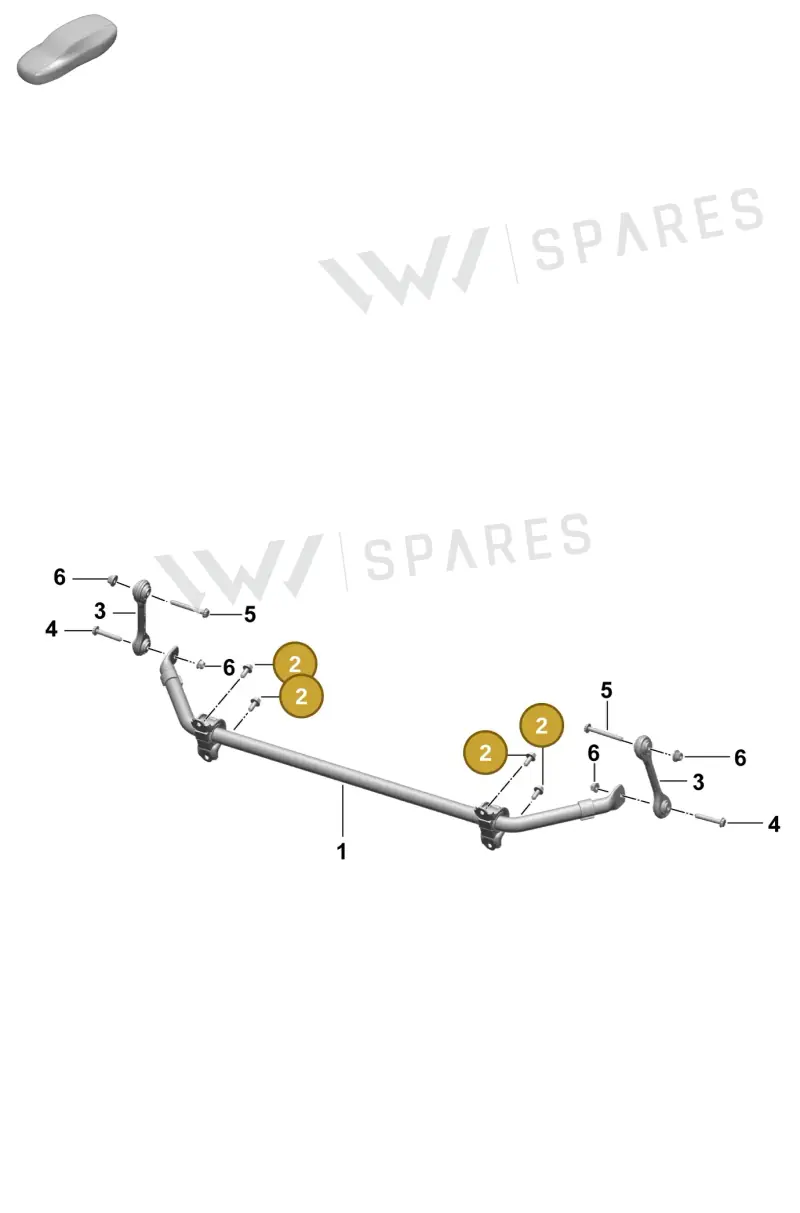 N10714101 — Porsche Macan 4 (2024-) diagram p61402100, position 2