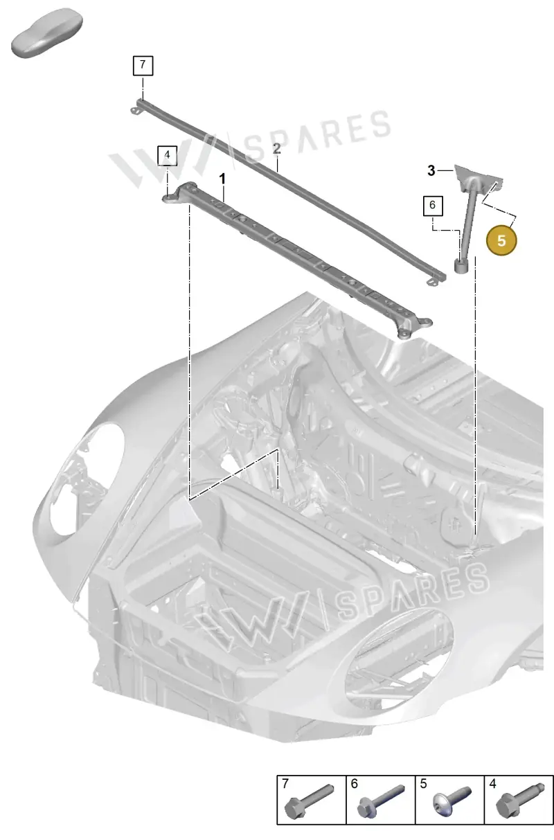 N10725401 — Porsche 992 Carrera Coupe (2024-) diagram p63801150, position 5