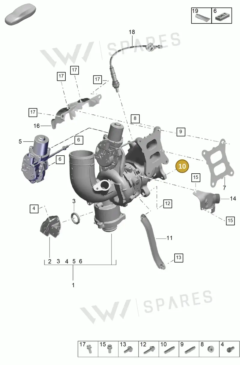 N10730201 — Porsche Macan R4 TFSI (2018-) diagram p52000128, position 10