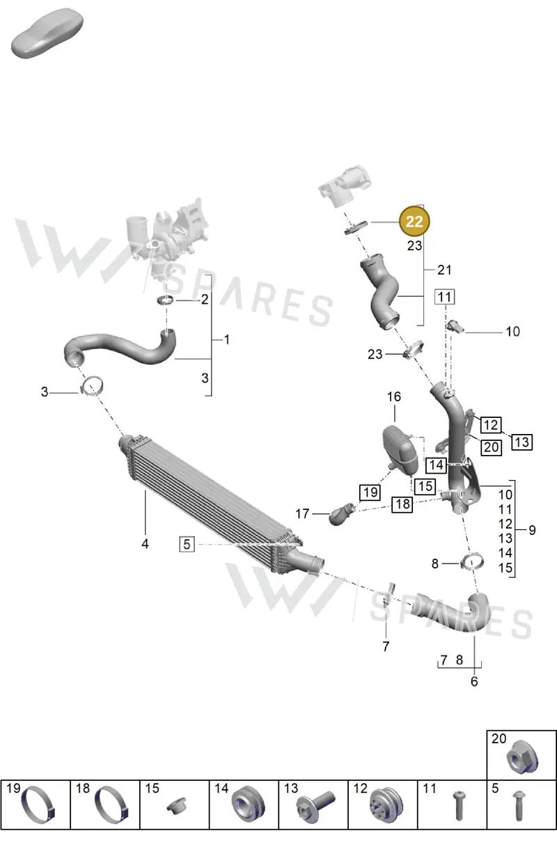 N10735201 — Porsche Macan R4 TFSI (2018-) diagram p52000024, position 22