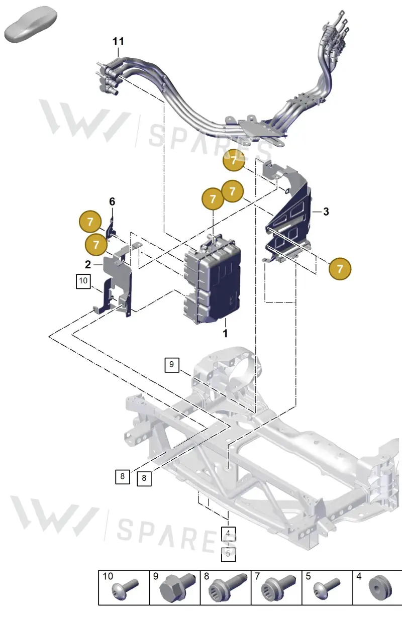 N10736701 — Porsche Panamera (2023-) diagram p62251100, position 7