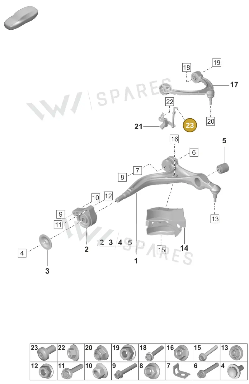 N10766201 — Porsche Panamera (2023-) diagram p58401050, position 23