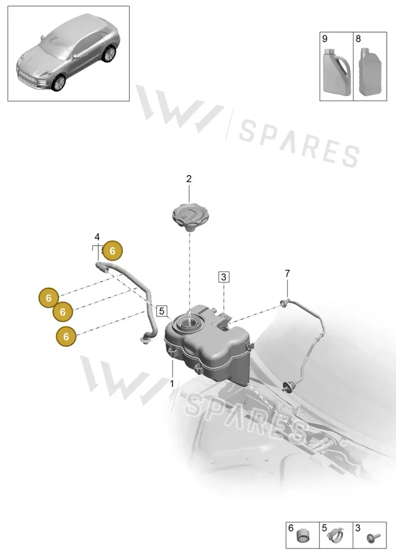 N10767501 — Porsche Macan R4 TFSI (2018-) diagram p52000112, position 6