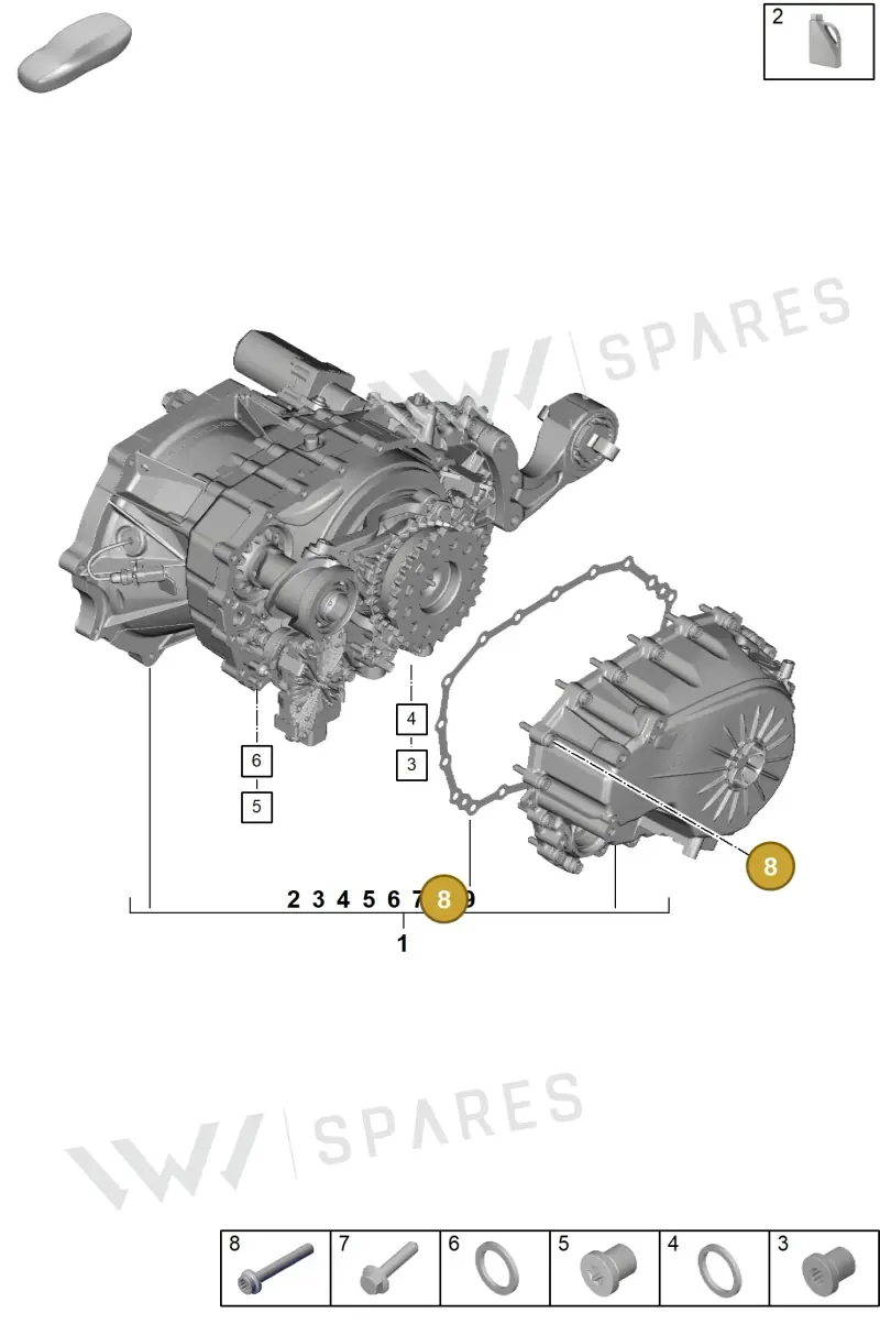N10780501 — Porsche Taycan Sport Turismo (2023-) diagram p56355000, position 8