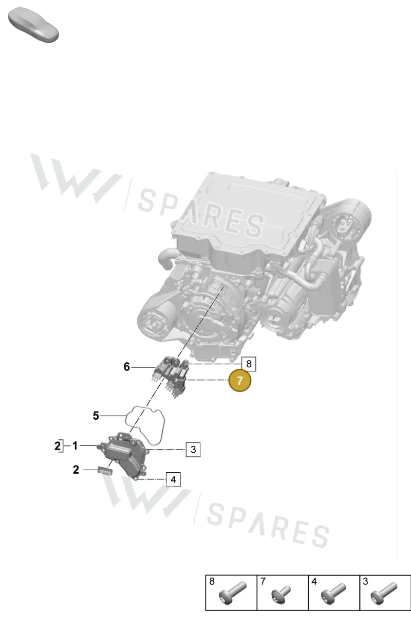 N10786201 — Porsche Macan 4 (2024-) diagram p61152050, position 7