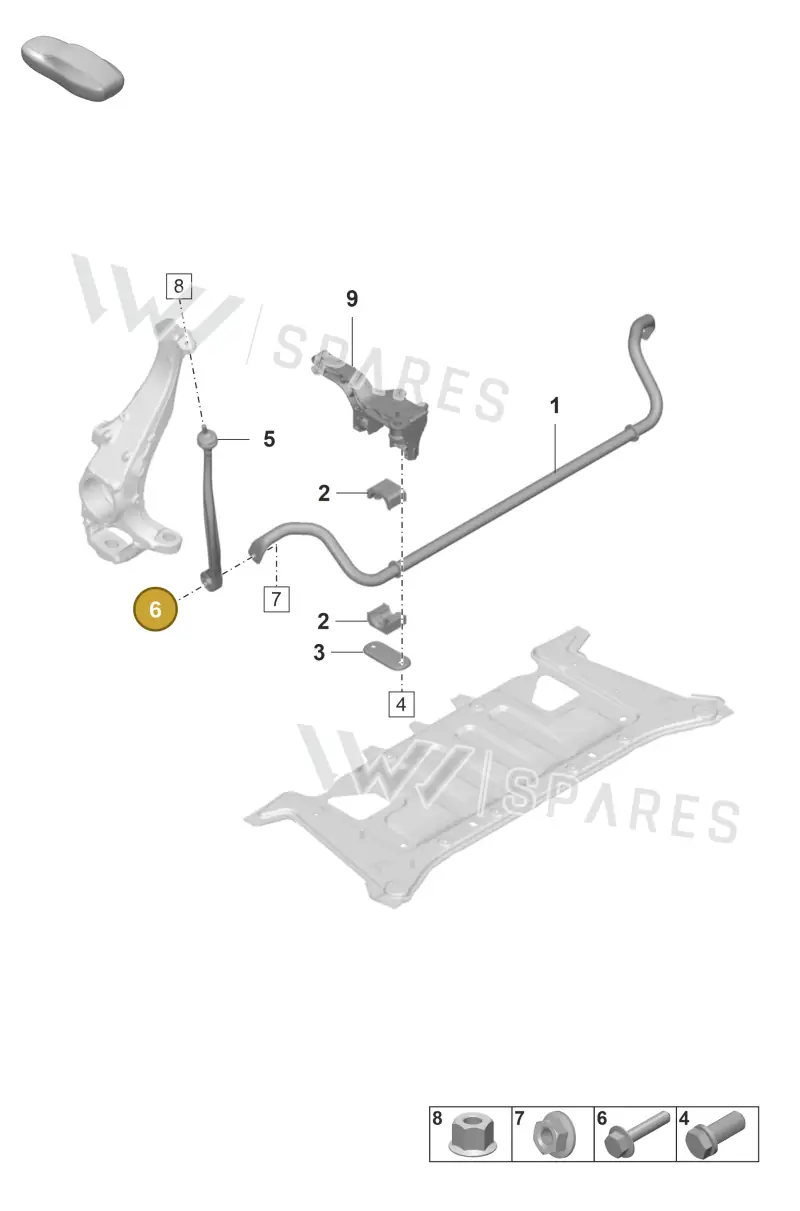 N10793603 — Porsche Taycan Sport Turismo (2023-) diagram p56402110, position 6