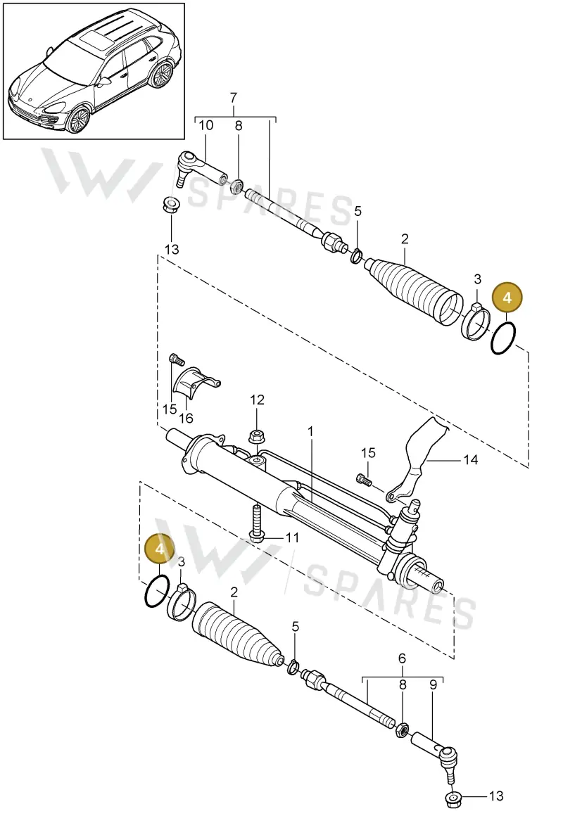 N90180902 — Porsche Cayenne (2010-2018) diagram p37403000, position 4