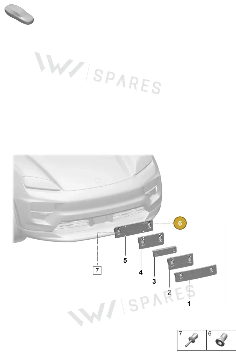 N90218403 — Porsche Macan 4 (2024-) diagram p61802300, position 6