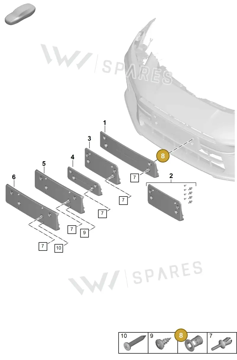 N90218403 — Porsche Panamera (2023-) diagram p62802100, position 8