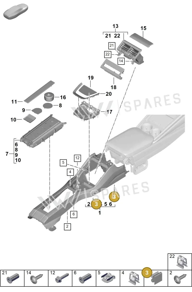 N90230602 — Porsche Panamera (2023-) diagram p62809400, position 3