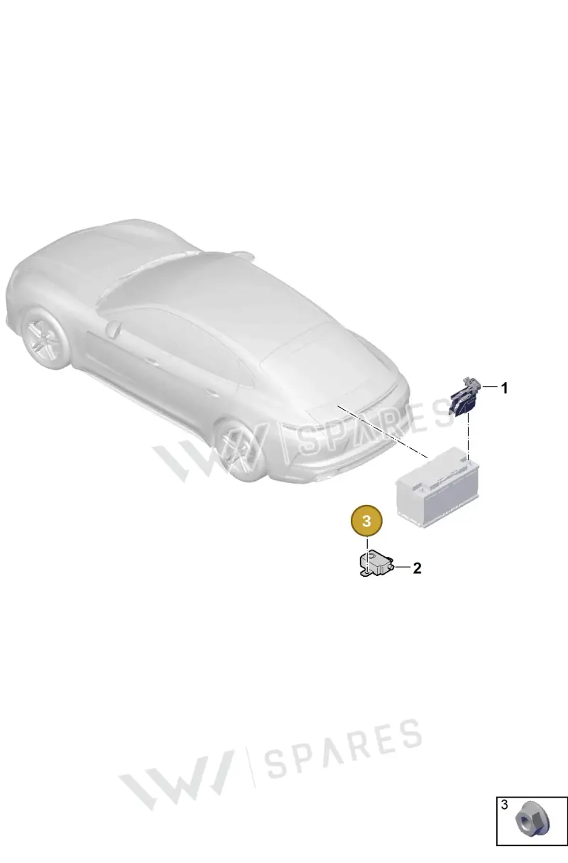 N90295502 — Porsche Panamera (2023-) diagram p62902050, position 3