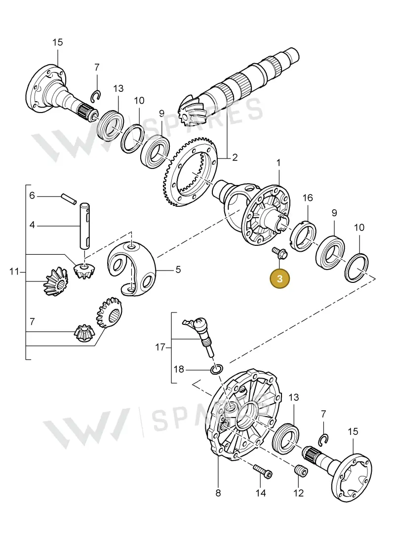 N90361401 — Porsche Boxster S (2004-2008) diagram p27305000, position 3