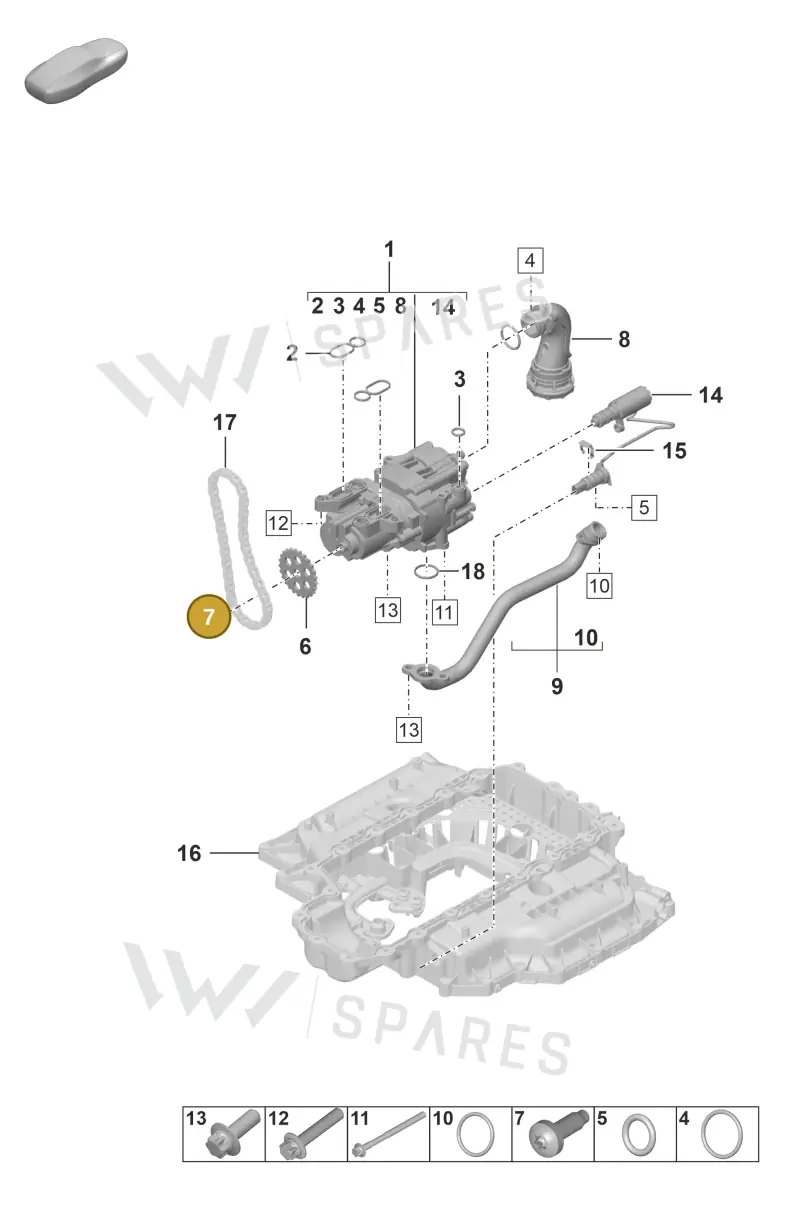 N90365901 — Porsche 992 Sport Classic (2020-) diagram p53104000, position 7