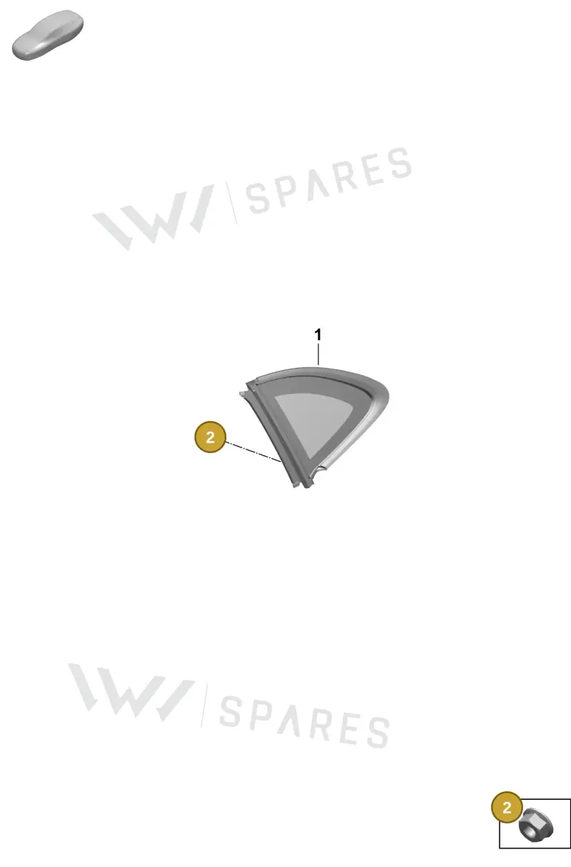 N90434903 — Porsche Taycan Sport Turismo (2023-) diagram p64805017, position 2
