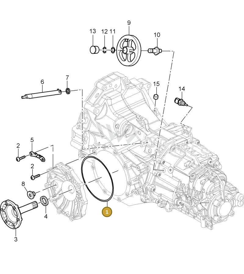 N90514401 — Porsche Cayman S (2005-2008) diagram p28302005, position 1