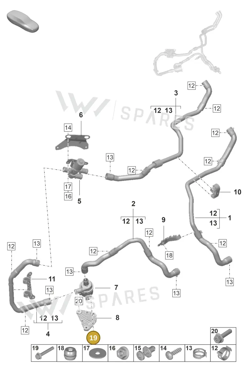 N90563602 — Porsche Panamera (2023-) diagram p58813100, position 19