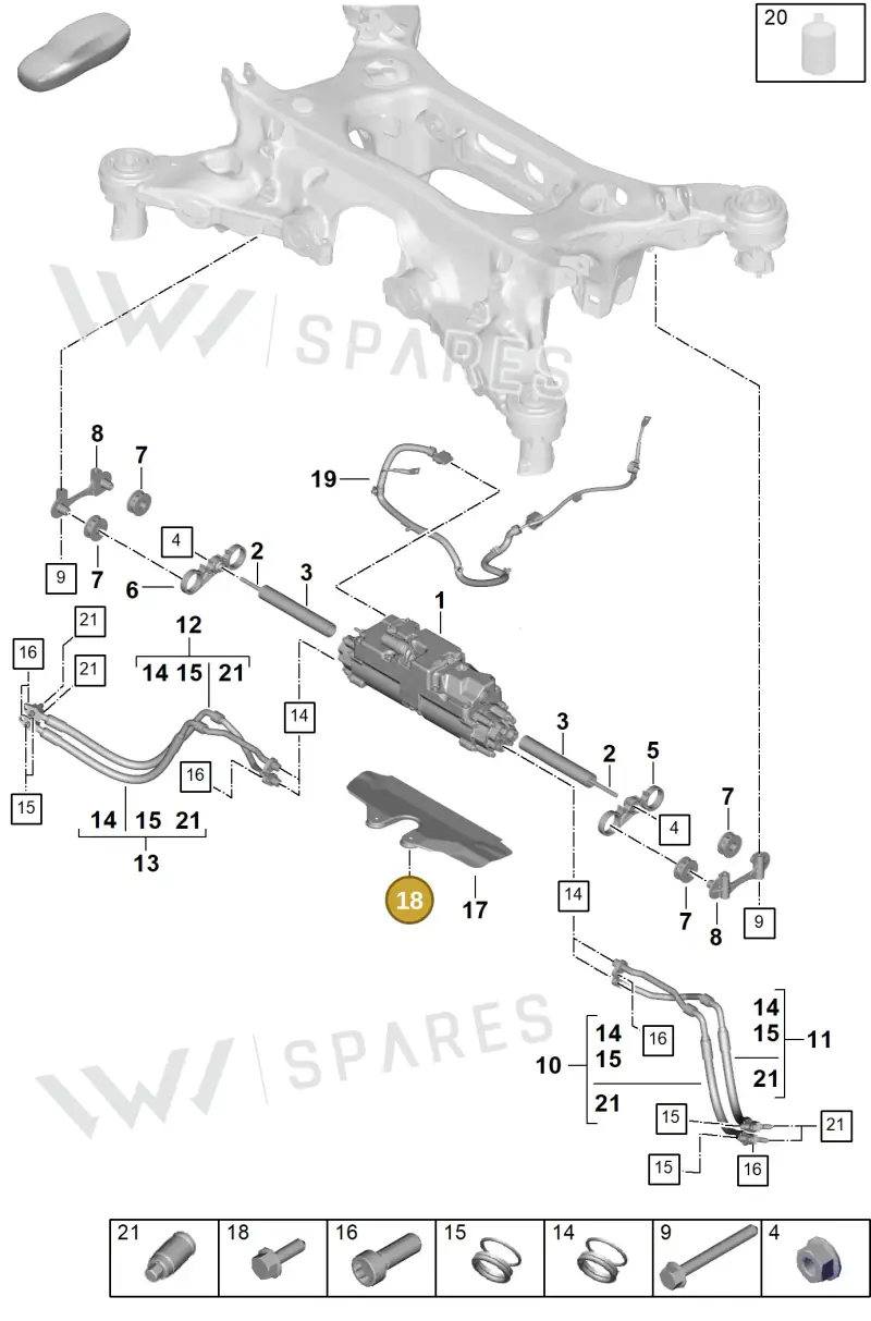 N90631003 — Porsche Panamera (2023-) diagram p62502050, position 18