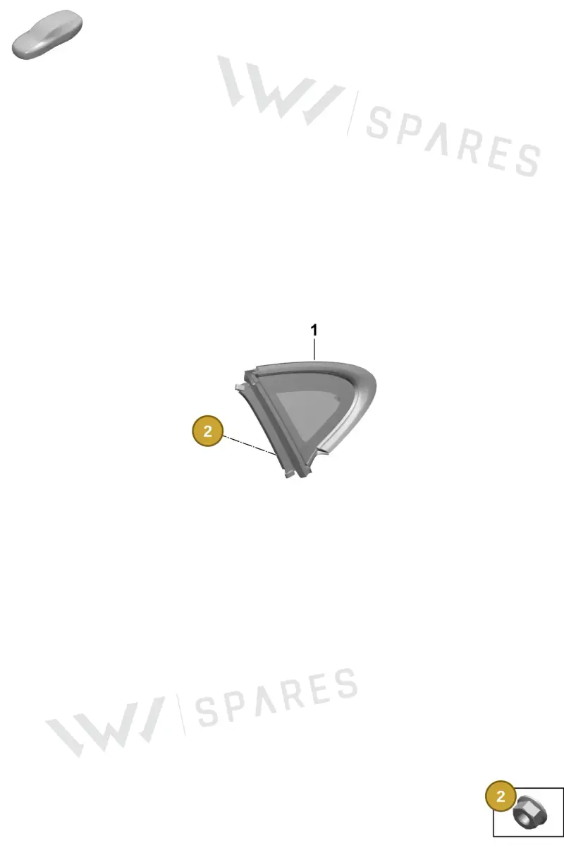 N90663603 — Porsche Taycan Sport Turismo (2023-) diagram p64805015, position 2