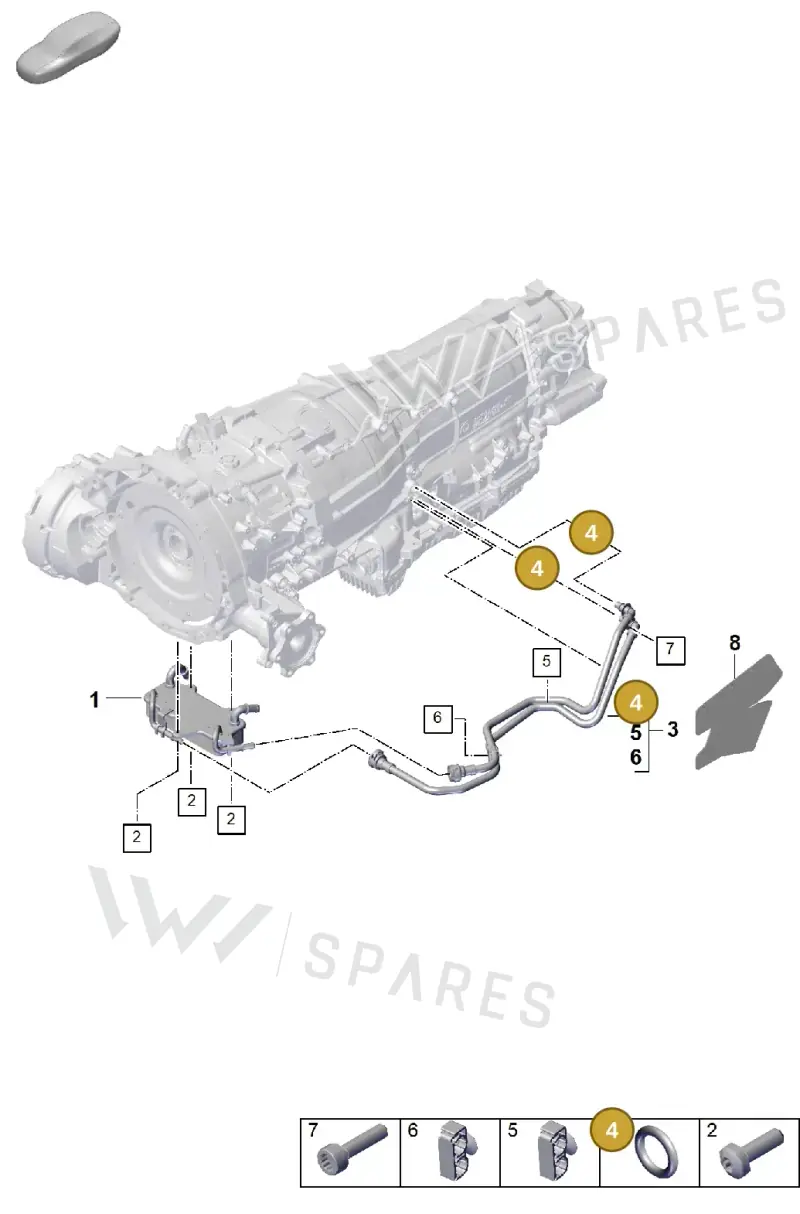 N90666003 — Porsche Cayenne Hybrid Coupe (2023-) diagram p60360000, position 4