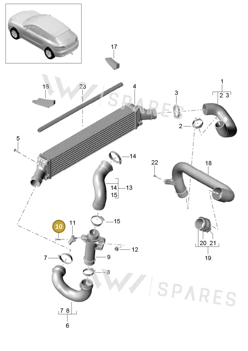 N90739703 — Porsche Macan GTS (2013-2018) diagram p44107073, position 10