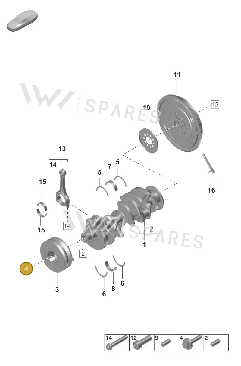 N90774002 — Porsche Panamera (2023-) diagram p58102000, position 4