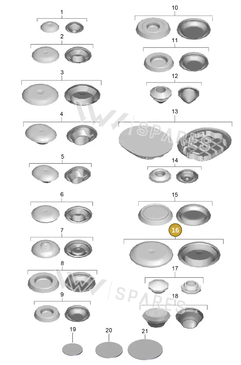 N90964901 — Porsche Boxster (2016-) diagram p48801002, position 16
