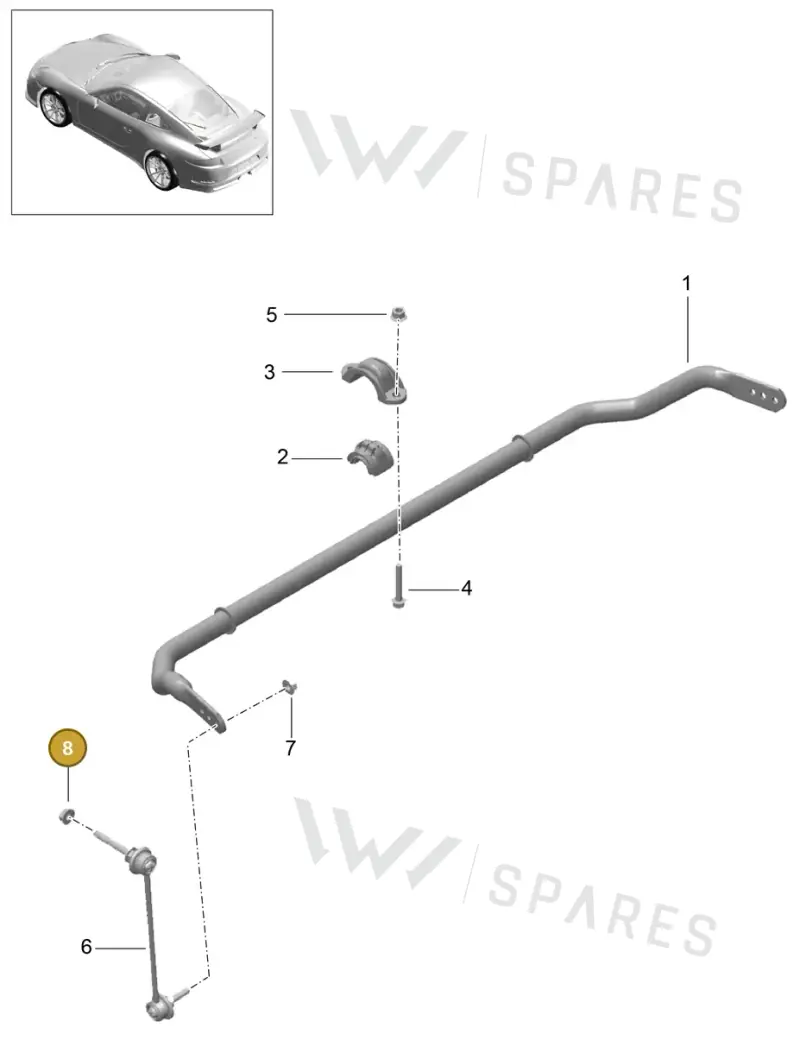 N90966402 — Porsche 991 R (2013-2020) diagram p41402006, position 8