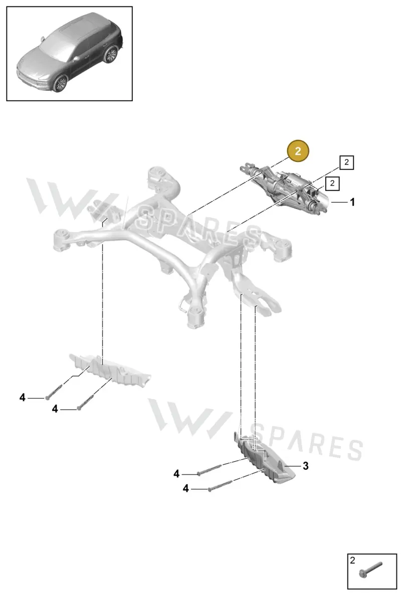 N91016602 — Porsche Cayenne Diesel V6 (2017-2023) diagram p51503000, position 2