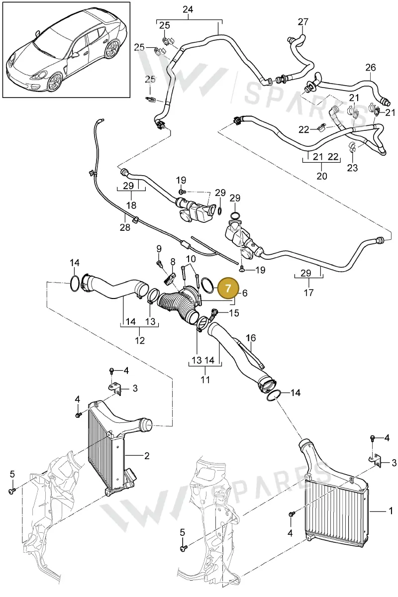N91017101 — Porsche Panamera (2009-2016) diagram p35107060, position 7
