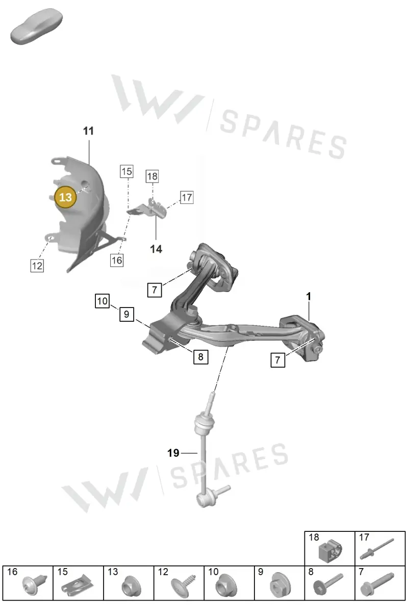 N91018901 — Porsche GT3 RS (2021-) diagram p59401010, position 13