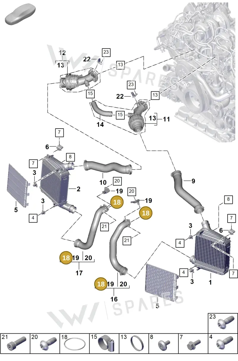 N91019101 — Porsche Panamera (2023-) diagram p62107210, position 18