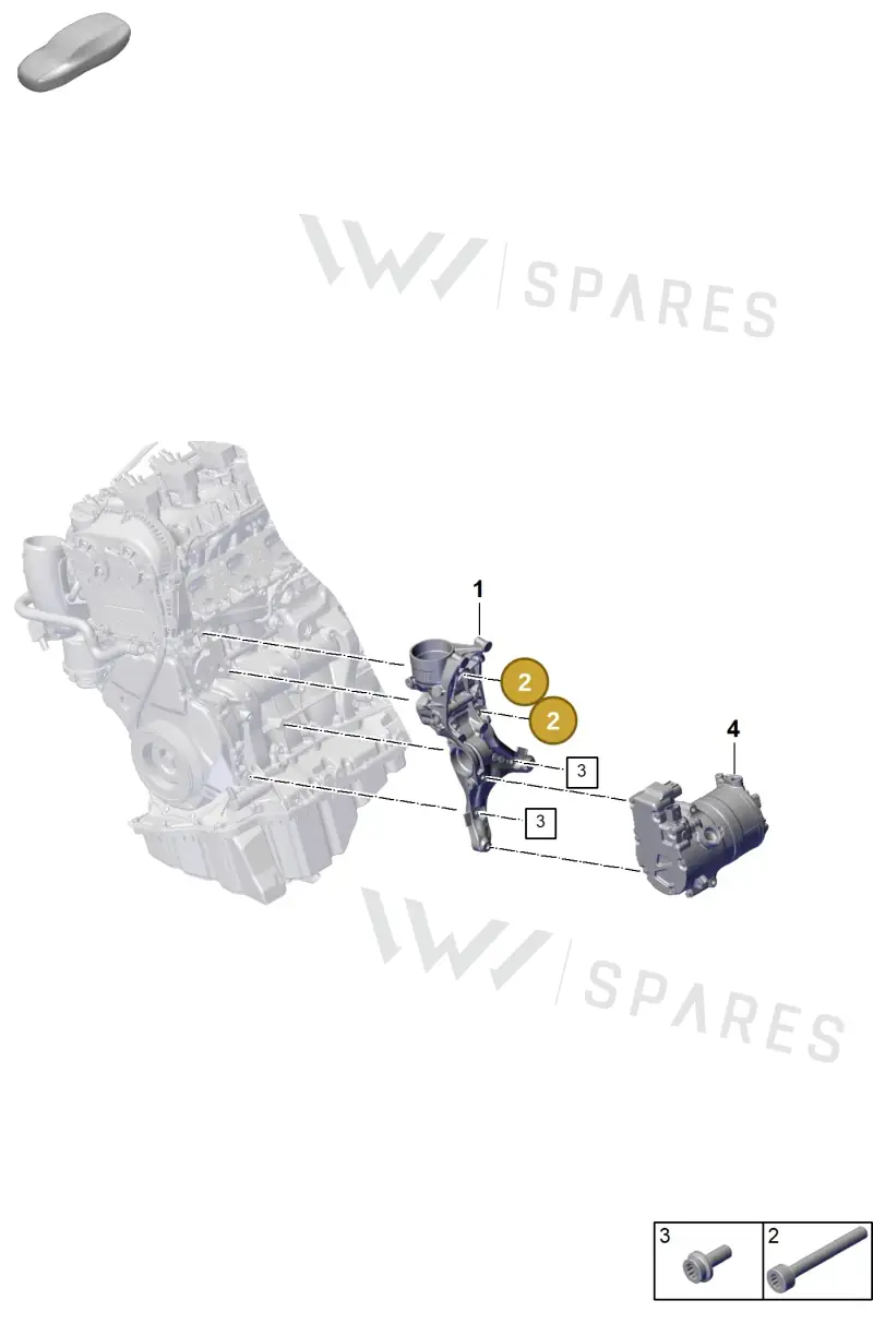N91045502 — Porsche Cayenne Hybrid Coupe (2023-) diagram p60102200, position 2