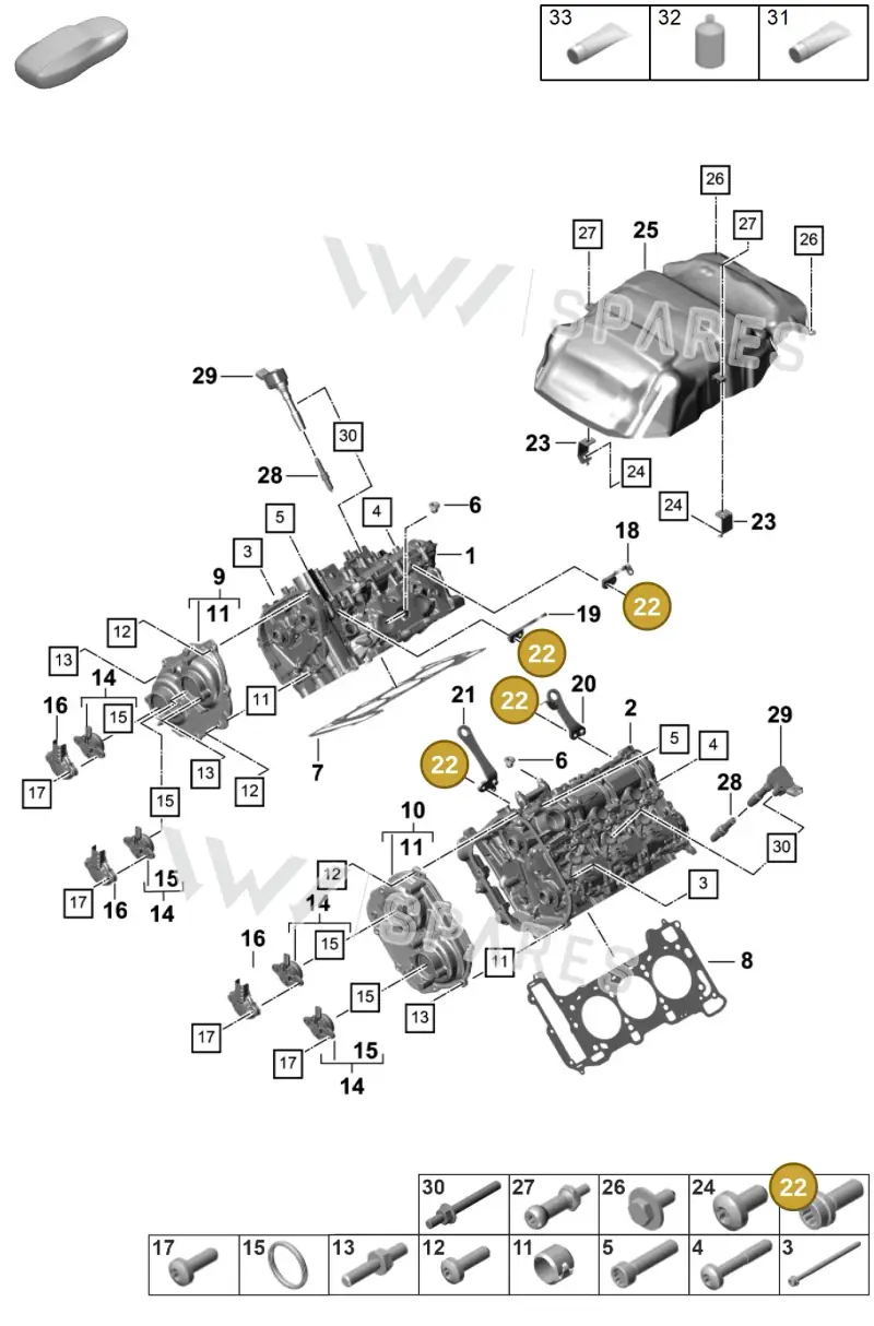 N91048802 — Porsche Panamera (2023-) diagram p58103010, position 22
