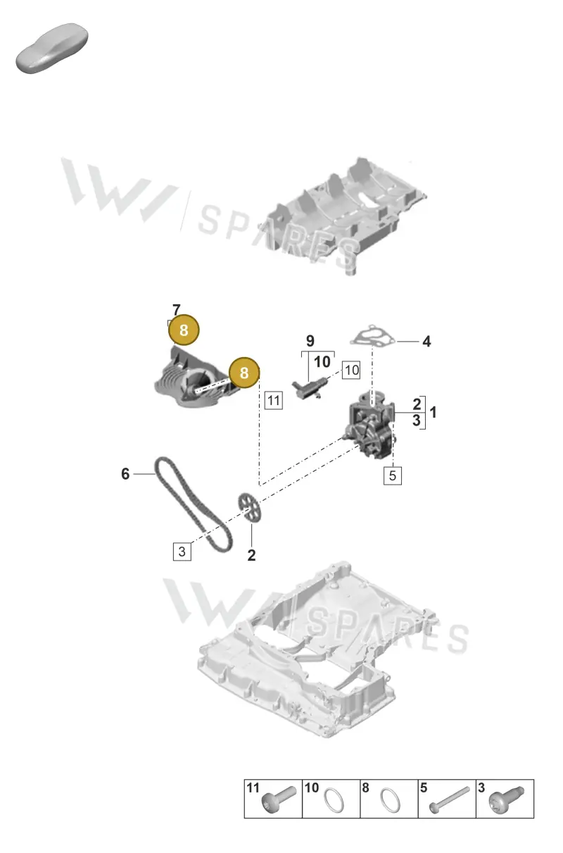 N91069701 — Porsche Panamera (2023-) diagram p58104010, position 8