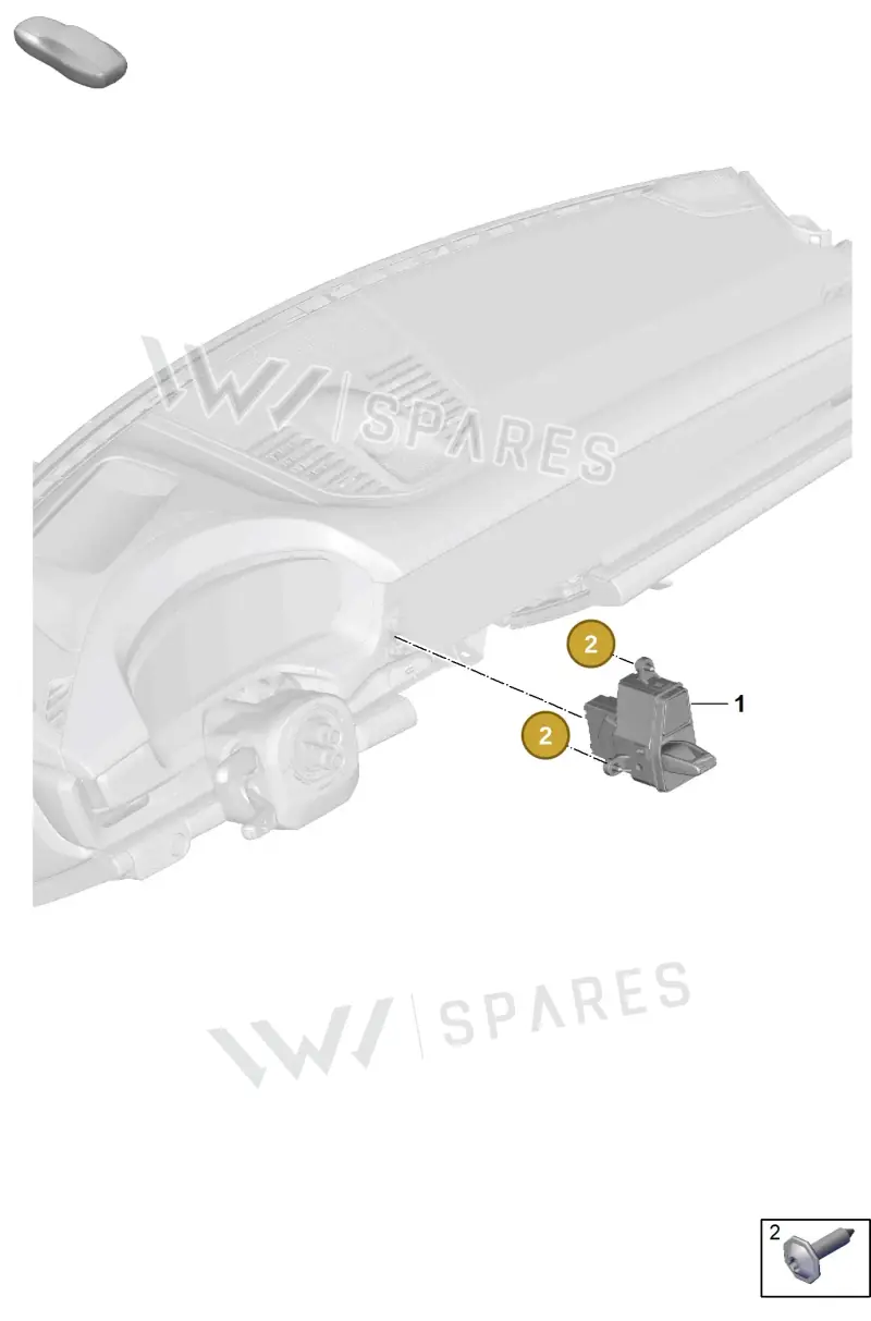 N91074201 — Porsche Panamera (2023-) diagram p62701100, position 2