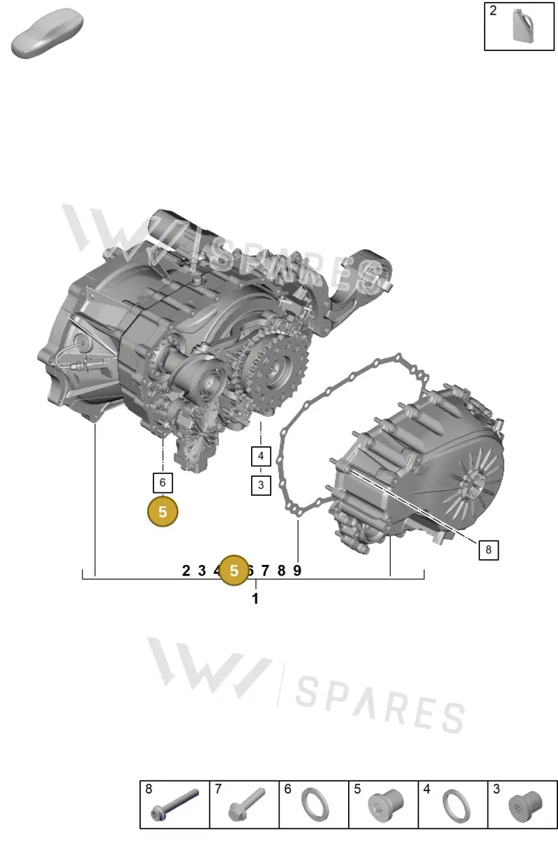 N91119401 — Porsche Taycan Sport Turismo (2023-) diagram p56355000, position 5