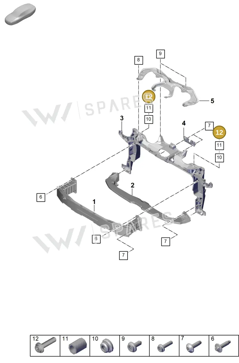 N91127902 — Porsche Panamera (2023-) diagram p62802400, position 12