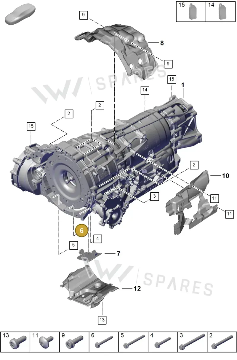 N91129201 — Porsche Cayenne Hybrid Coupe (2023-) diagram p60302000, position 6