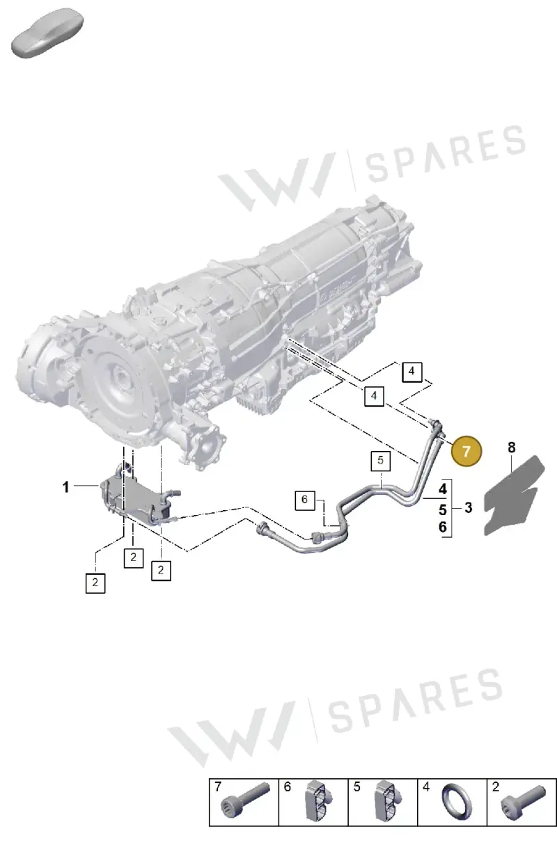 N91142201 — Porsche Cayenne Hybrid Coupe (2023-) diagram p60360000, position 7
