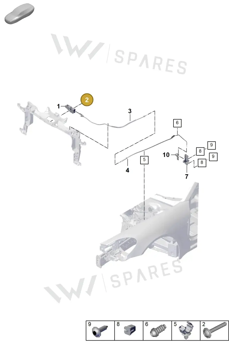 N91146301 — Porsche Panamera (2023-) diagram p62803050, position 2