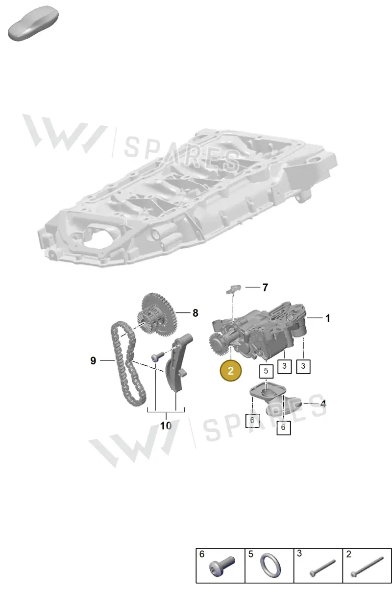 N91164901 — Porsche Cayenne Hybrid Coupe (2023-) diagram p60104000, position 2