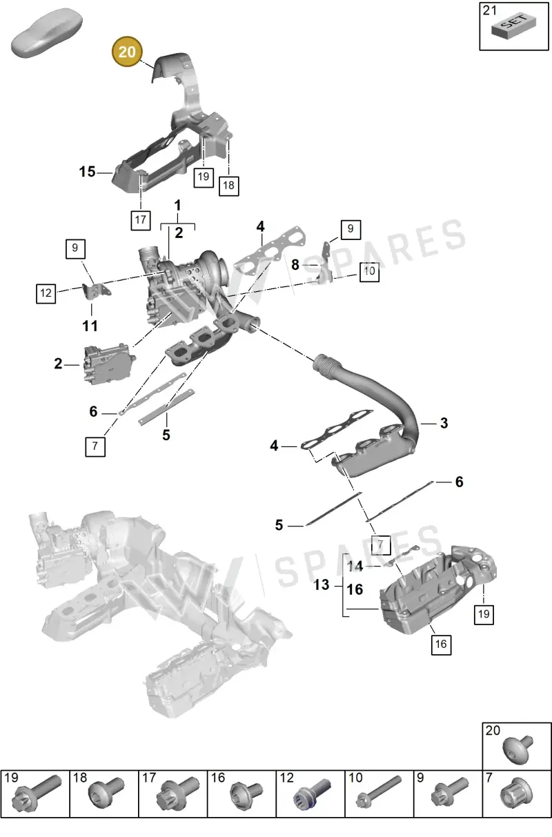 N91166401 — Porsche 992 Carrera Coupe (2024-) diagram p63202050, position 20