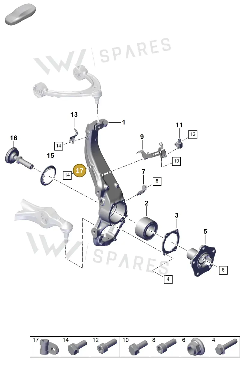 N91171101 — Porsche Taycan Sport Turismo (2023-) diagram p56401020, position 17
