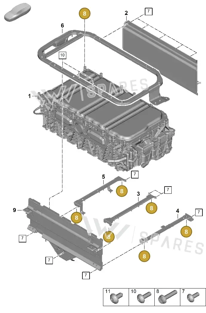 N91174401 — Porsche Panamera (2023-) diagram p62251005, position 8