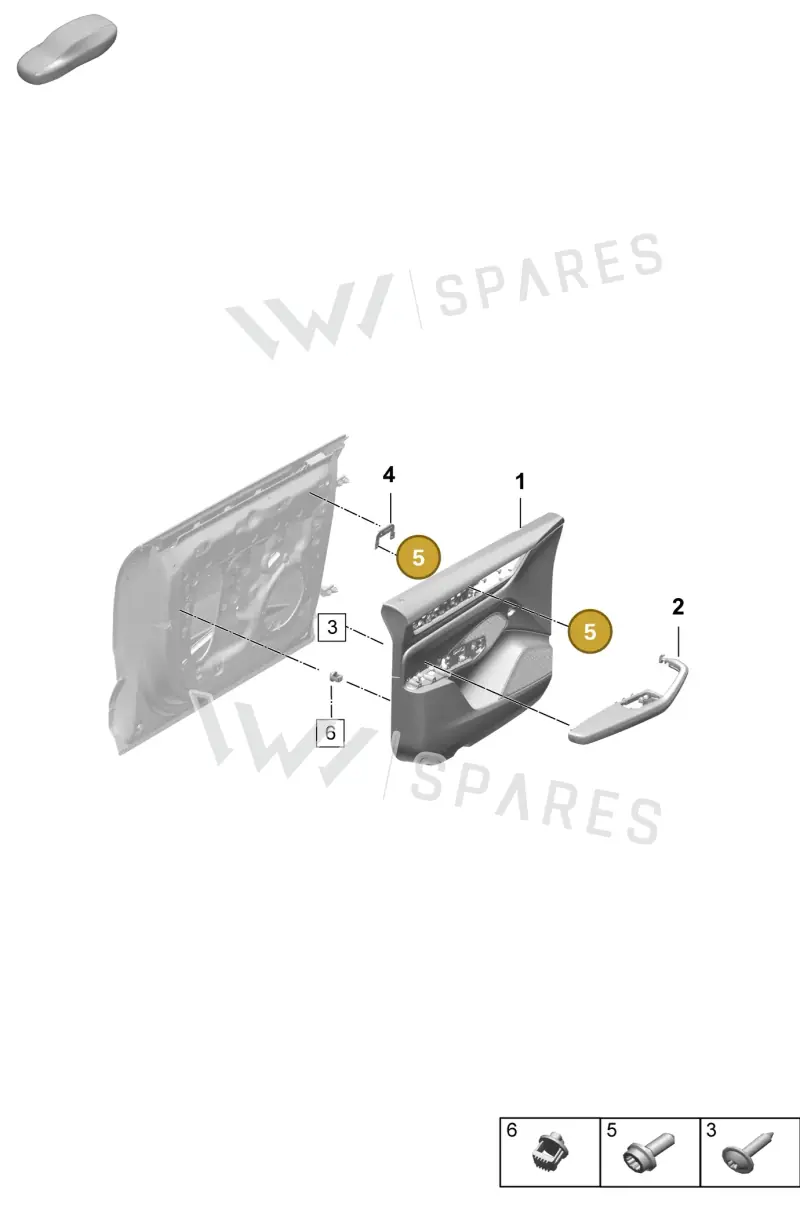 N91180901 — Porsche Macan 4 (2024-) diagram p61808000, position 5
