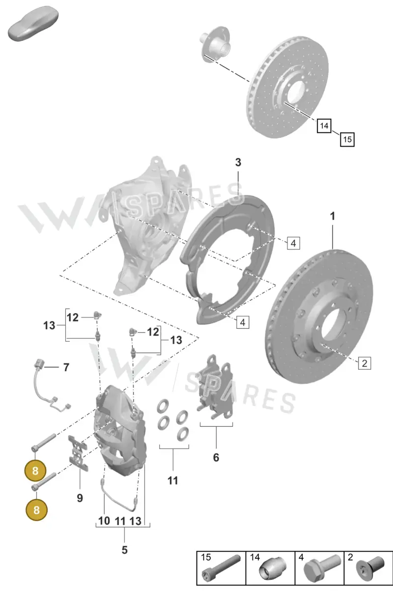 N91183701 — Porsche 992 Sport Classic (2020-) diagram p57603010, position 8