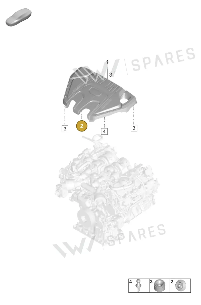 N91189303 — Porsche Panamera (2023-) diagram p58103400, position 2