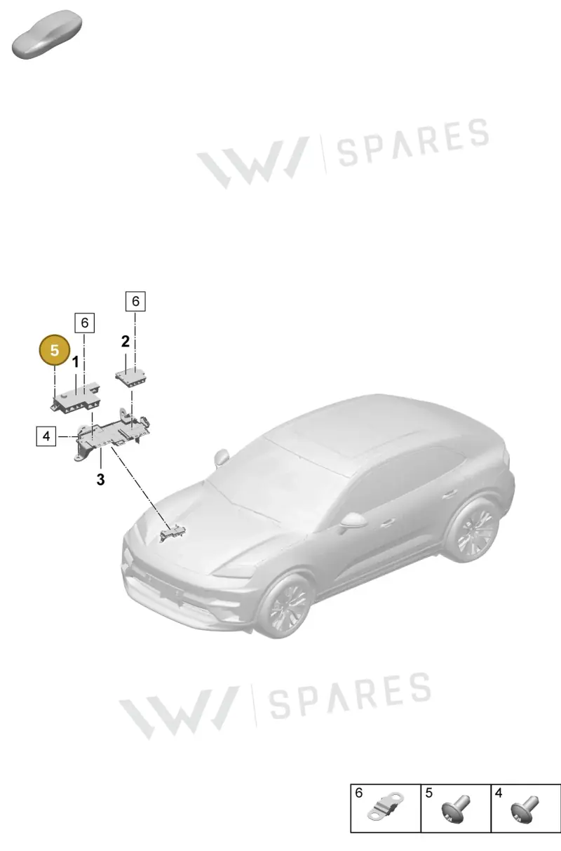 N91191401 — Porsche Macan 4 (2024-) diagram p61902000, position 5