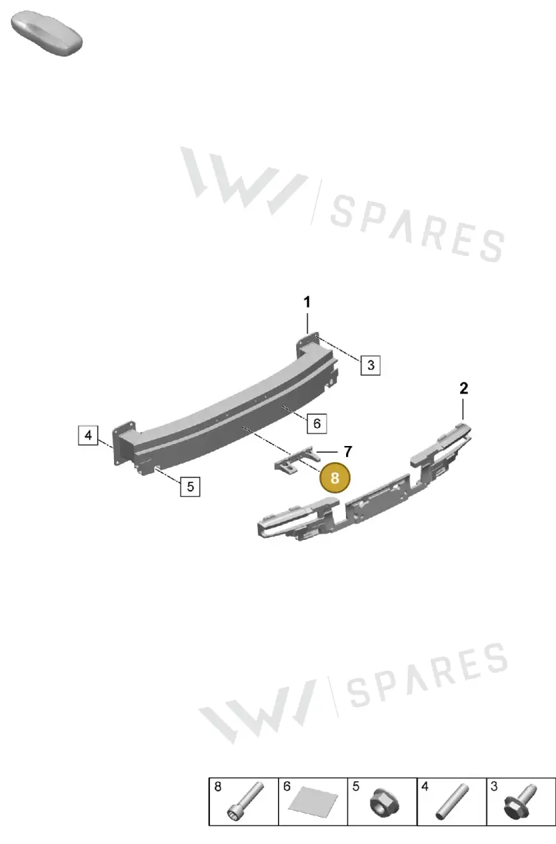 N91208801 — Porsche Taycan Sport Turismo (2023-) diagram p64802800, position 8