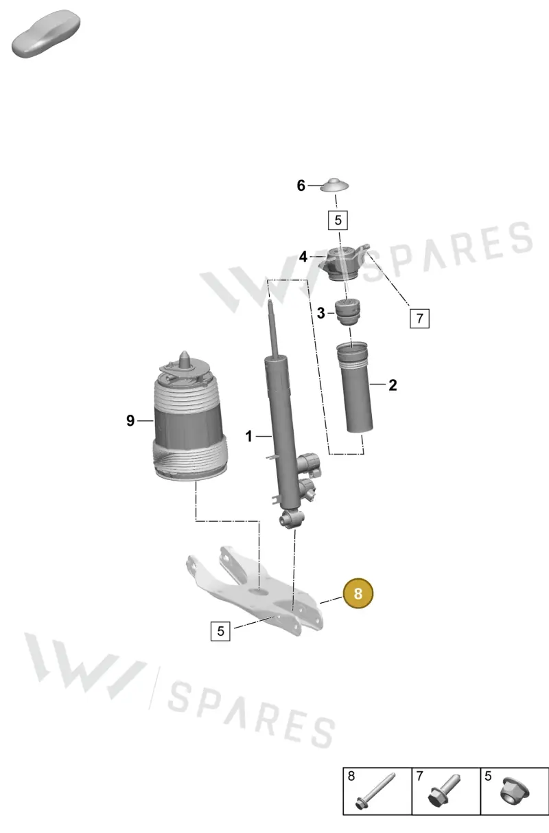 N91236401 — Porsche Macan 4 (2024-) diagram p61502000, position 8